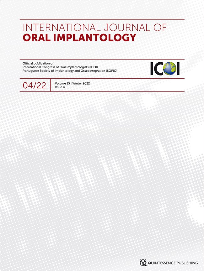 International Journal of Oral Implantology, 4/2022