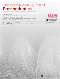 The International Journal of Prosthodontics, 6/2020