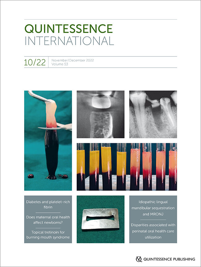 Quintessence International, 10/2022