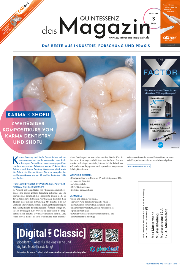 Quintessenz – das Magazin, 3/2024