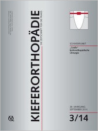 Kieferorthopädie, 3/2014