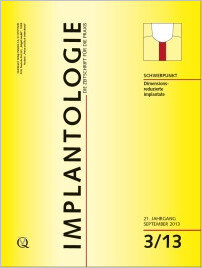 Implantologie, 3/2013