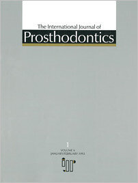 The International Journal of Prosthodontics, 1/1993