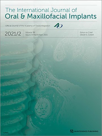 The International Journal of Oral & Maxillofacial Implants, 2/2021