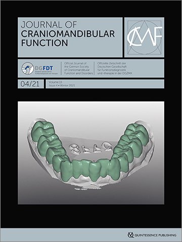 Journal of Craniomandibular Function, 4/2021