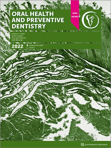 Oral Health and Preventive Dentistry, 1/2022