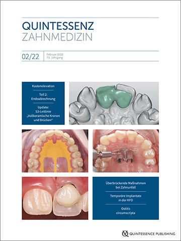 Quintessenz Zahnmedizin, 2/2022