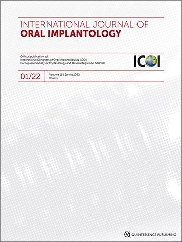 International Journal of Oral Implantology, 1/2022