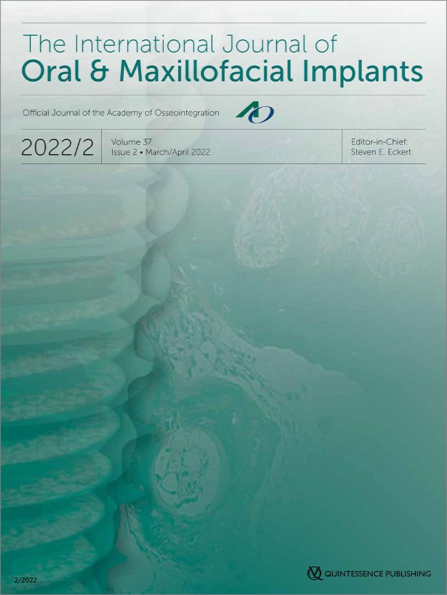 The International Journal of Oral & Maxillofacial Implants, 2/2022