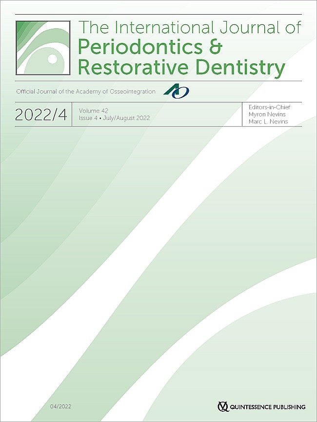 International Journal of Periodontics & Restorative Dentistry, 4/2022