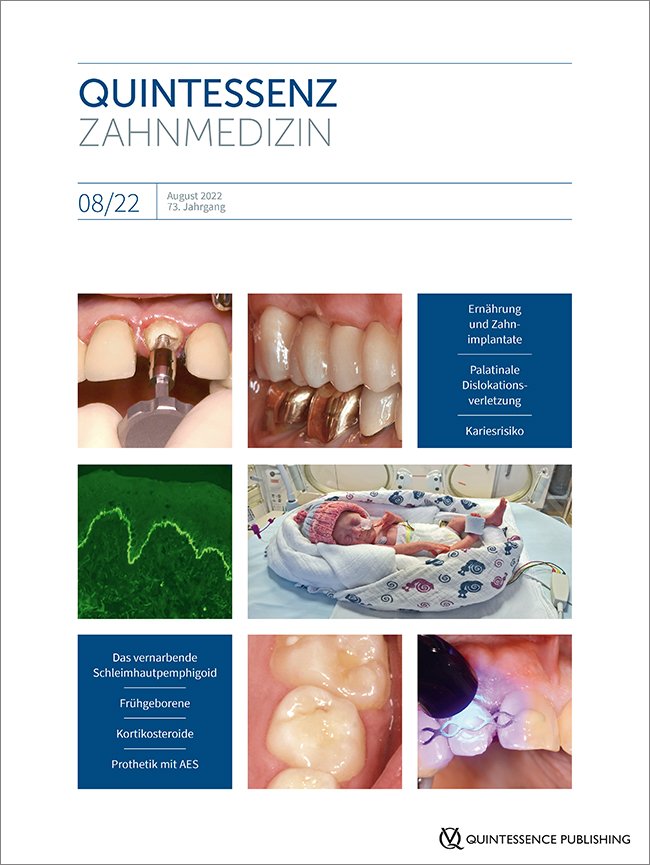 Quintessenz Zahnmedizin, 8/2022