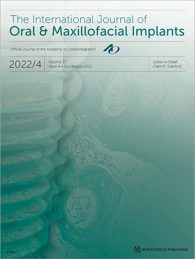 The International Journal of Oral & Maxillofacial Implants, 4/2022