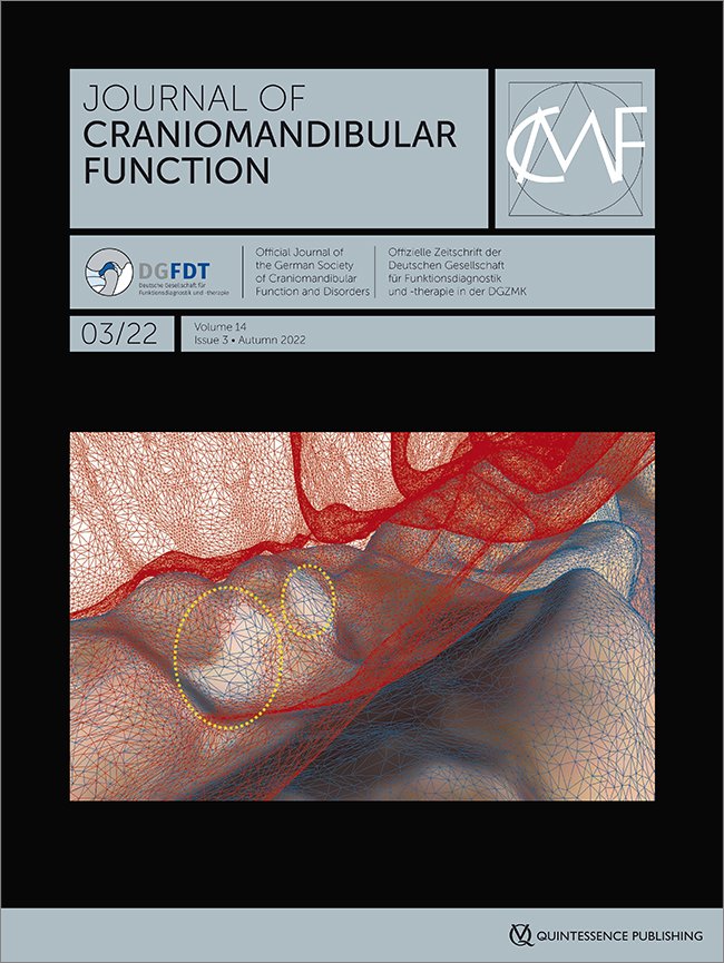 Journal of Craniomandibular Function, 3/2022