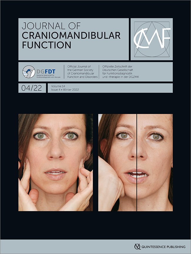 Journal of Craniomandibular Function, 4/2022