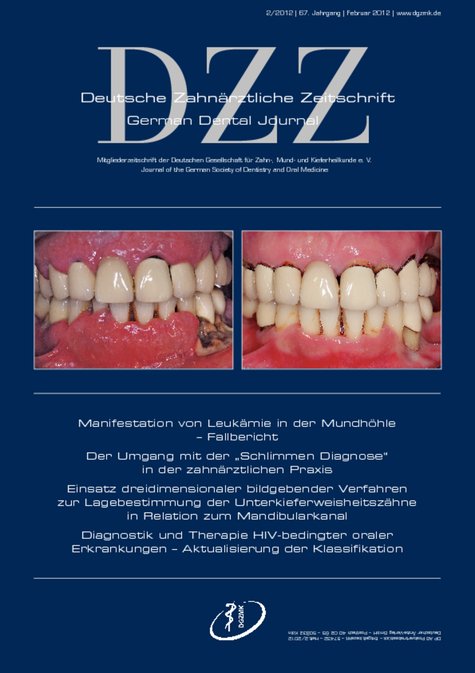 Deutsche Zahnärztliche Zeitschrift, 2/2012