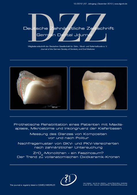 Deutsche Zahnärztliche Zeitschrift, 12/2012