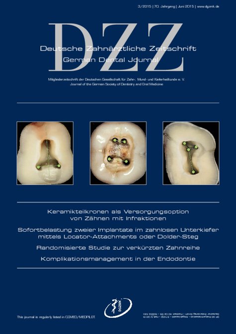 Deutsche Zahnärztliche Zeitschrift, 3/2015
