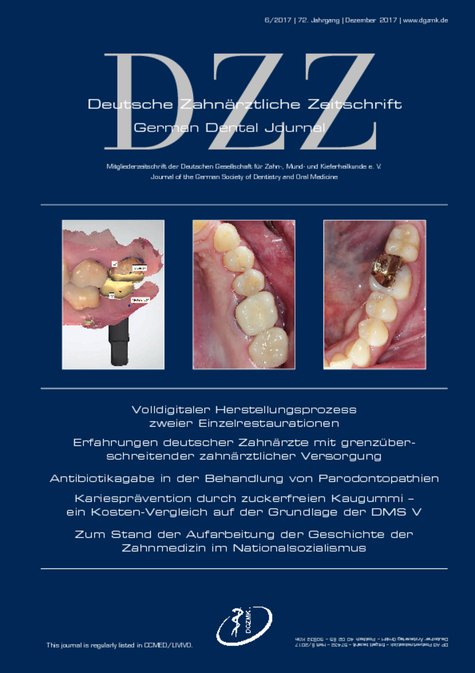 Deutsche Zahnärztliche Zeitschrift, 6/2017