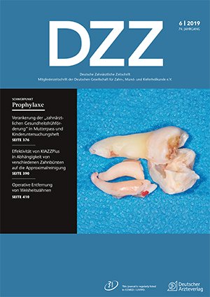 Deutsche Zahnärztliche Zeitschrift, 6/2019