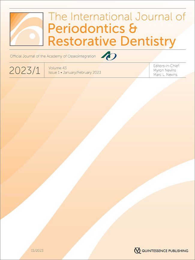 International Journal of Periodontics & Restorative Dentistry, Pre-Print