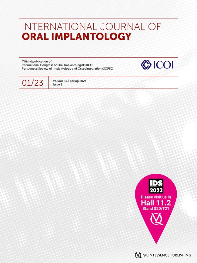 International Journal of Oral Implantology, 1/2023