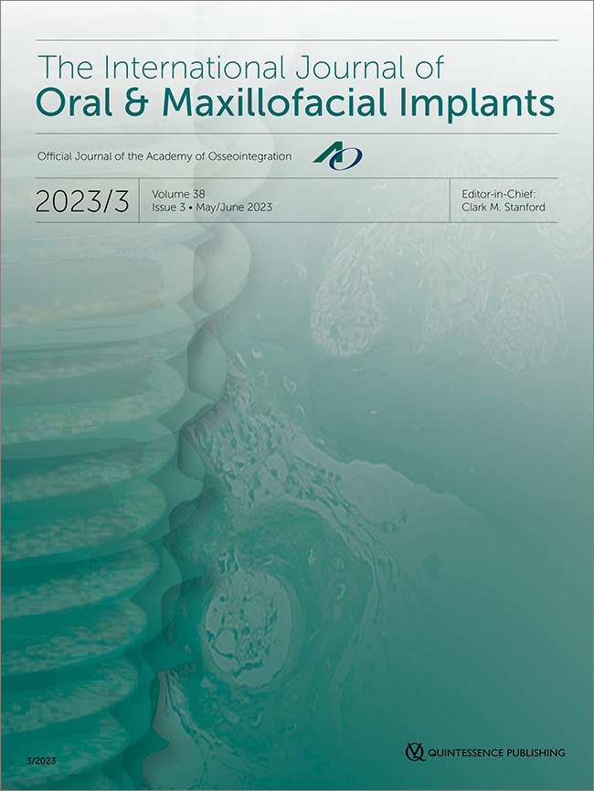 The International Journal of Oral & Maxillofacial Implants, 3/2023