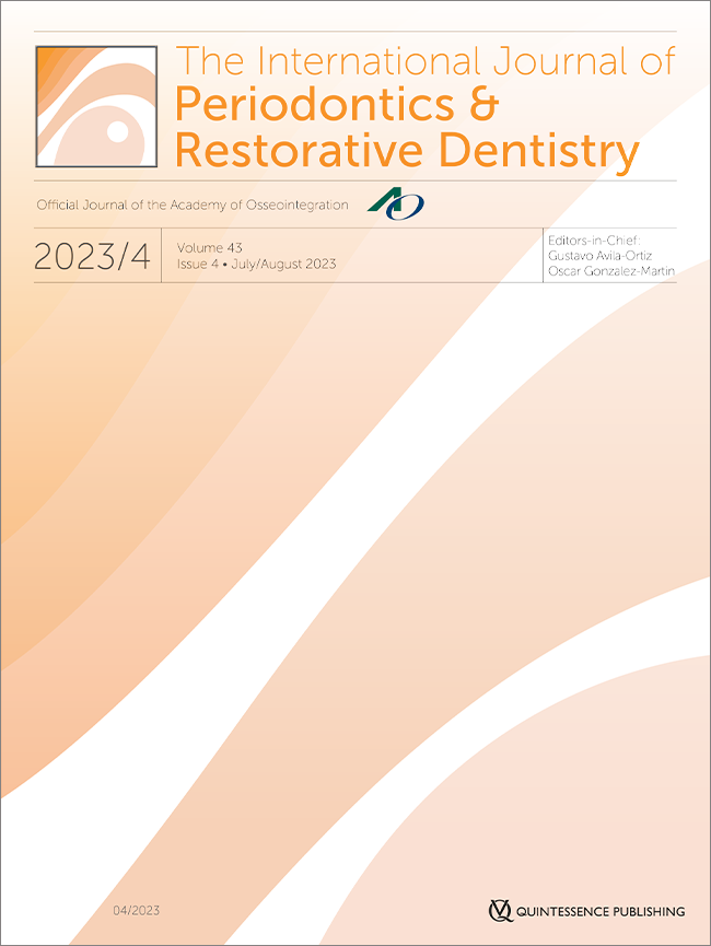 International Journal of Periodontics & Restorative Dentistry, 4/2023