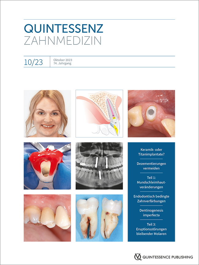 Quintessenz Zahnmedizin, 10/2023