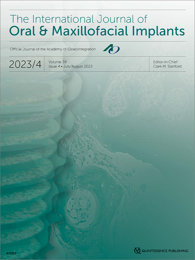 The International Journal of Oral & Maxillofacial Implants, 4/2023