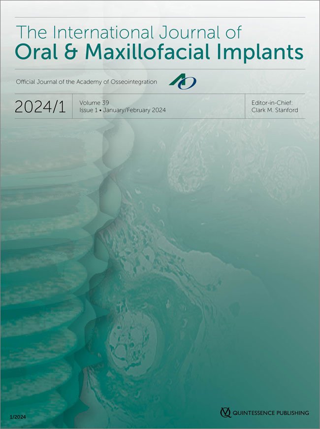 The International Journal of Oral & Maxillofacial Implants, 1/2024