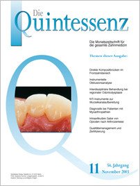 Quintessenz Zahnmedizin, 11/2003