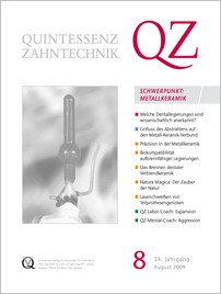 QZ - Quintessenz Zahntechnik, 8/2009
