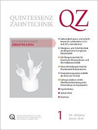 QZ - Quintessenz Zahntechnik, 1/2016