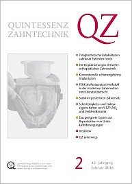 QZ - Quintessenz Zahntechnik, 2/2016