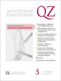 QZ - Quintessenz Zahntechnik, 5/2016