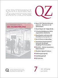 QZ - Quintessenz Zahntechnik, 7/2016