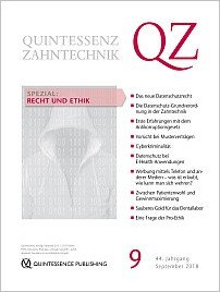 QZ - Quintessenz Zahntechnik, 9/2018
