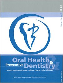 Oral Health and Preventive Dentistry, 1/2003