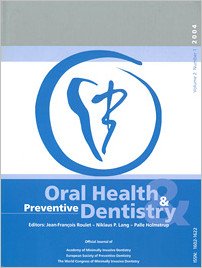 Oral Health and Preventive Dentistry, 3/2004