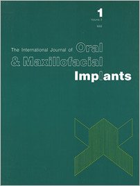 The International Journal of Oral & Maxillofacial Implants, 3/1988