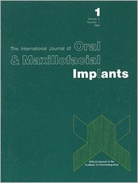 The International Journal of Oral & Maxillofacial Implants, 1/1989