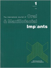 The International Journal of Oral & Maxillofacial Implants, 4/1992