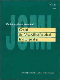 The International Journal of Oral & Maxillofacial Implants, 5/1996