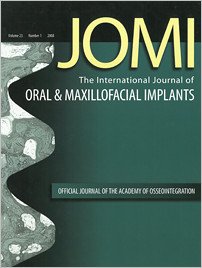 The International Journal of Oral & Maxillofacial Implants, 1/2008