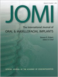 The International Journal of Oral & Maxillofacial Implants, 1/2012