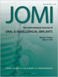 The International Journal of Oral & Maxillofacial Implants, 1/2013