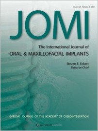 The International Journal of Oral & Maxillofacial Implants, 4/2014