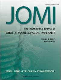 The International Journal of Oral & Maxillofacial Implants, 1/2018