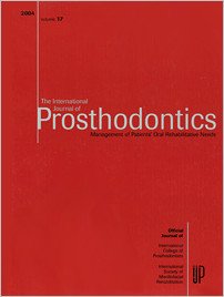 The International Journal of Prosthodontics, 3/2004