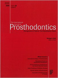The International Journal of Prosthodontics, 1/2009